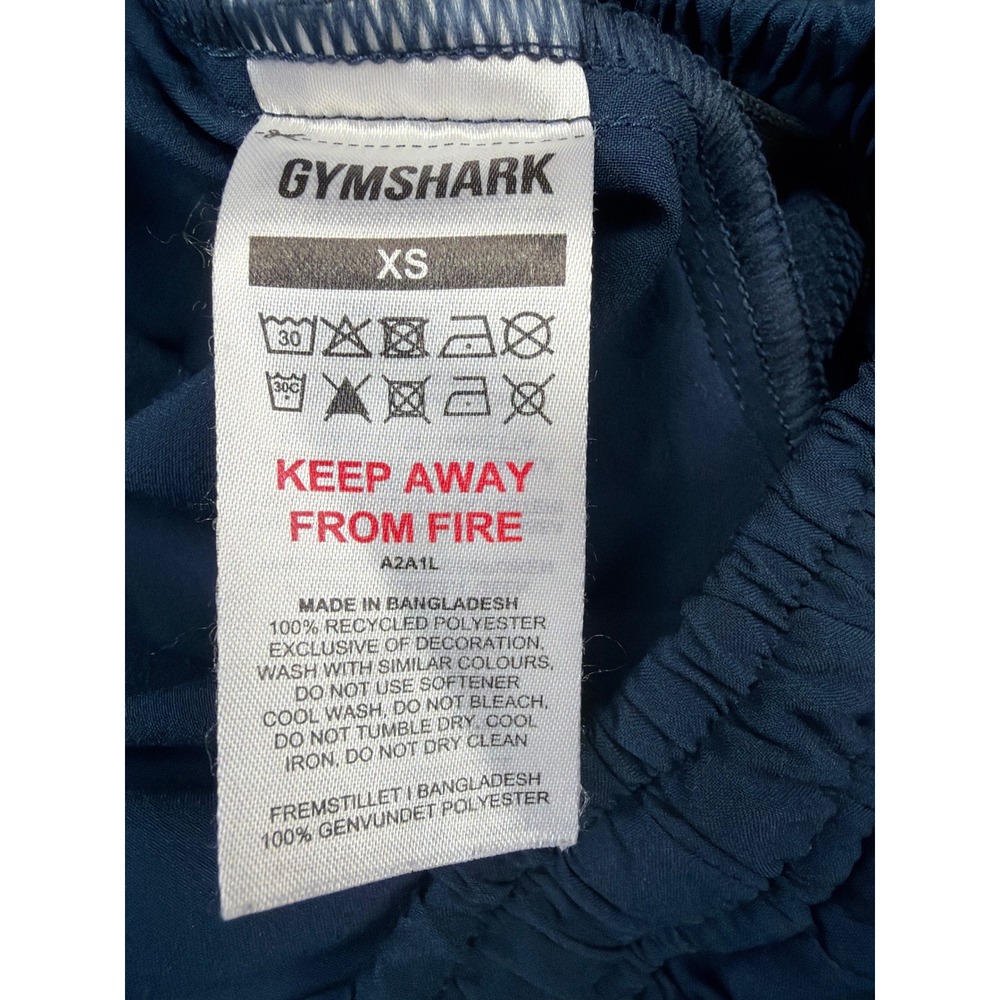 Gymshark Arrival 7" Shorts Mens XS Navy Blue Athletic Gym Training Running - Picture 7 of 7